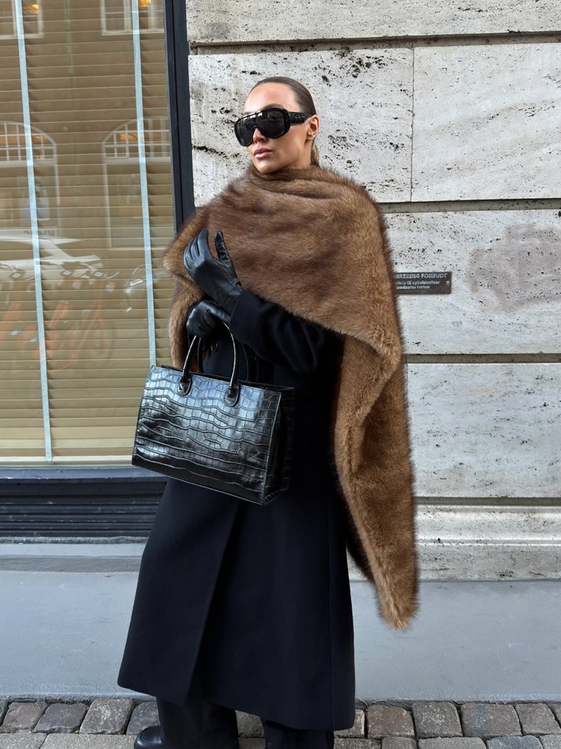 Micro Trend: Faux Fur Scarves