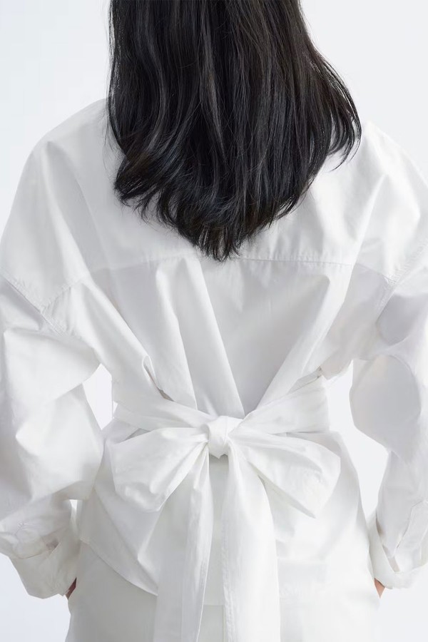 Tie-Waist Cotton Shirt from & Other Stories