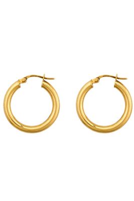 Classic Slim Gold Hoops from Roxanne First
