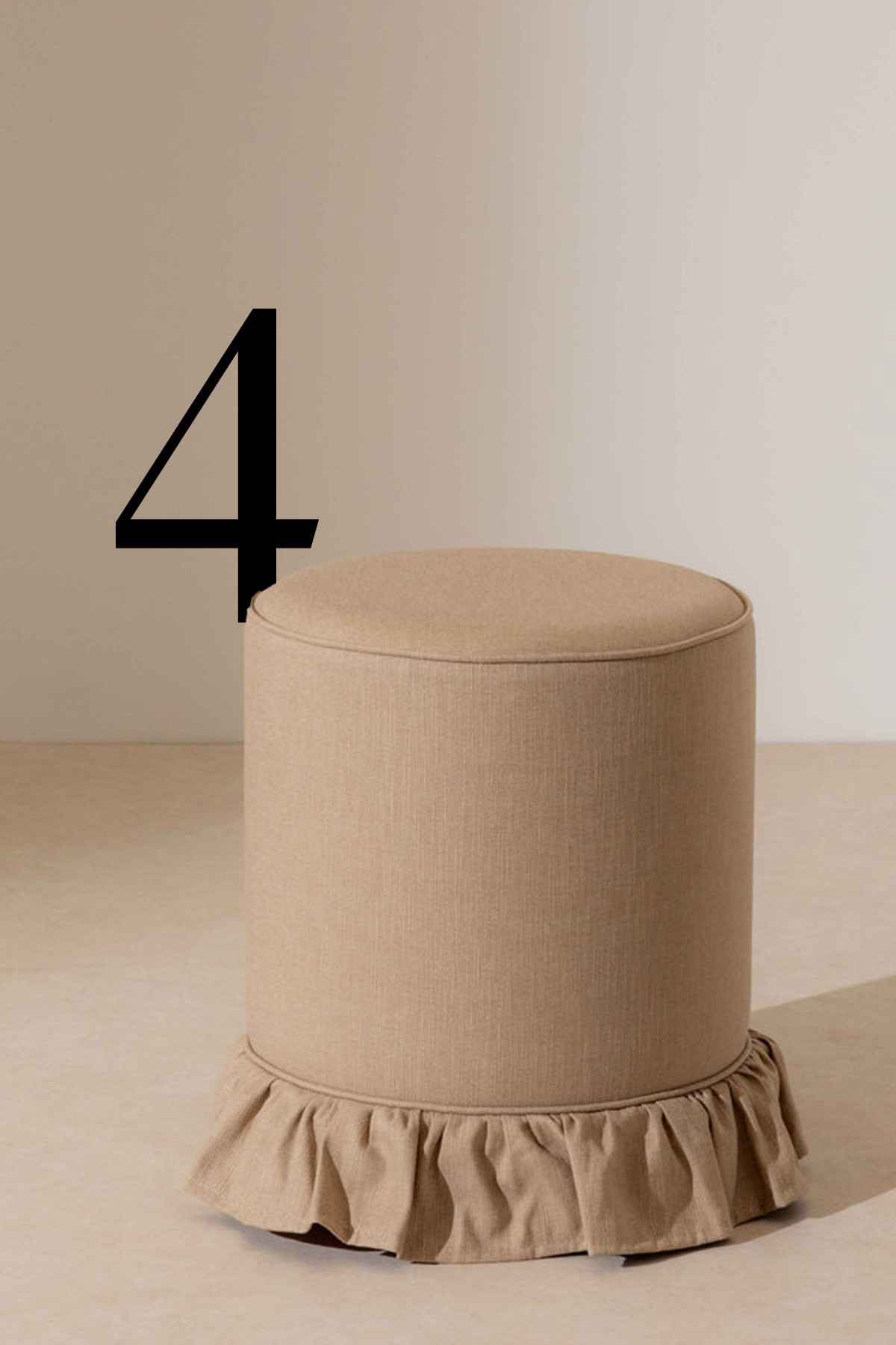 Frill Pouffe from Six The Residence