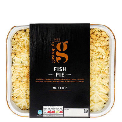 Gastropub Fish Pie Main For Two from M&S