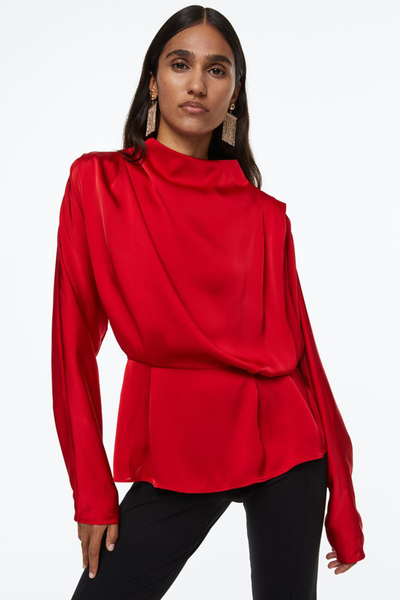 Satin Blouse from H&M