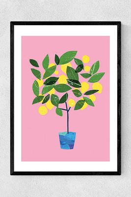 Lemon Tree Wall Art Print from Ana Zaja Petrak