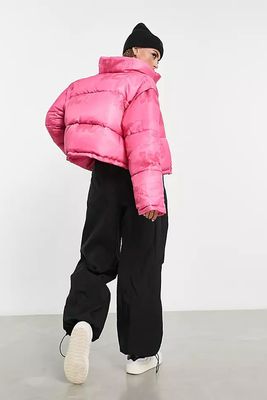 Reversible Padded Jacket With Zip Off Sleeves from ASOS Weekend Collective