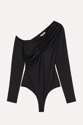 Draped One-Shoulder Thong Body from H&M