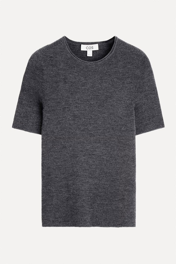 Seamless Merino Wool T-Shirt from COS