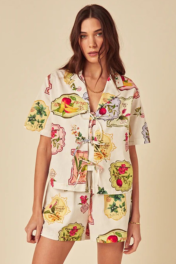 Printed Tie Front Shirt from Nobody’s Child
