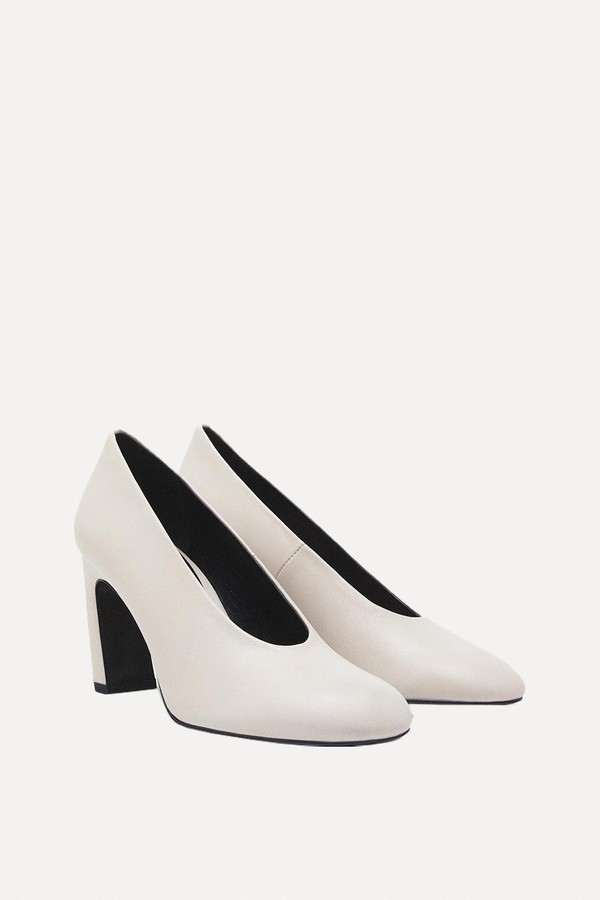Heeled Shoes With Rounded Toe from Massimo Dutti