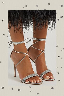 Leomi 105 Embellished Leather Sandals, £895 | Gianvito Rossi