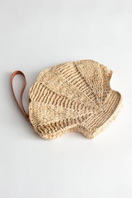 Woven Straw Seashell Clutch from & Other Stories