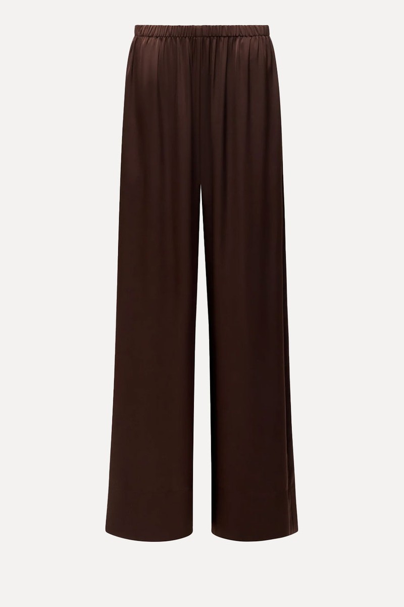 Bernadetta Satin Wide Leg Trousers from French Connection