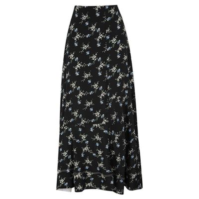 Aloha Printed Crepe De Chine Skirt from BY MALENE BIRGER