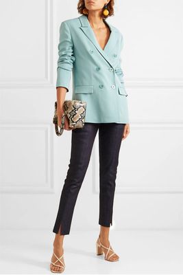Beatle Mid-Rise Straight-Leg Jeans from Tibi