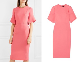 Bancroft Wool-Crepe Midi Dress from Roland Mouret