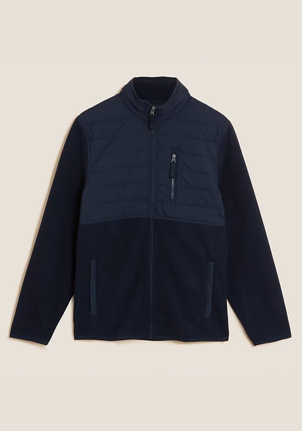 Quilted Fleece Jacket