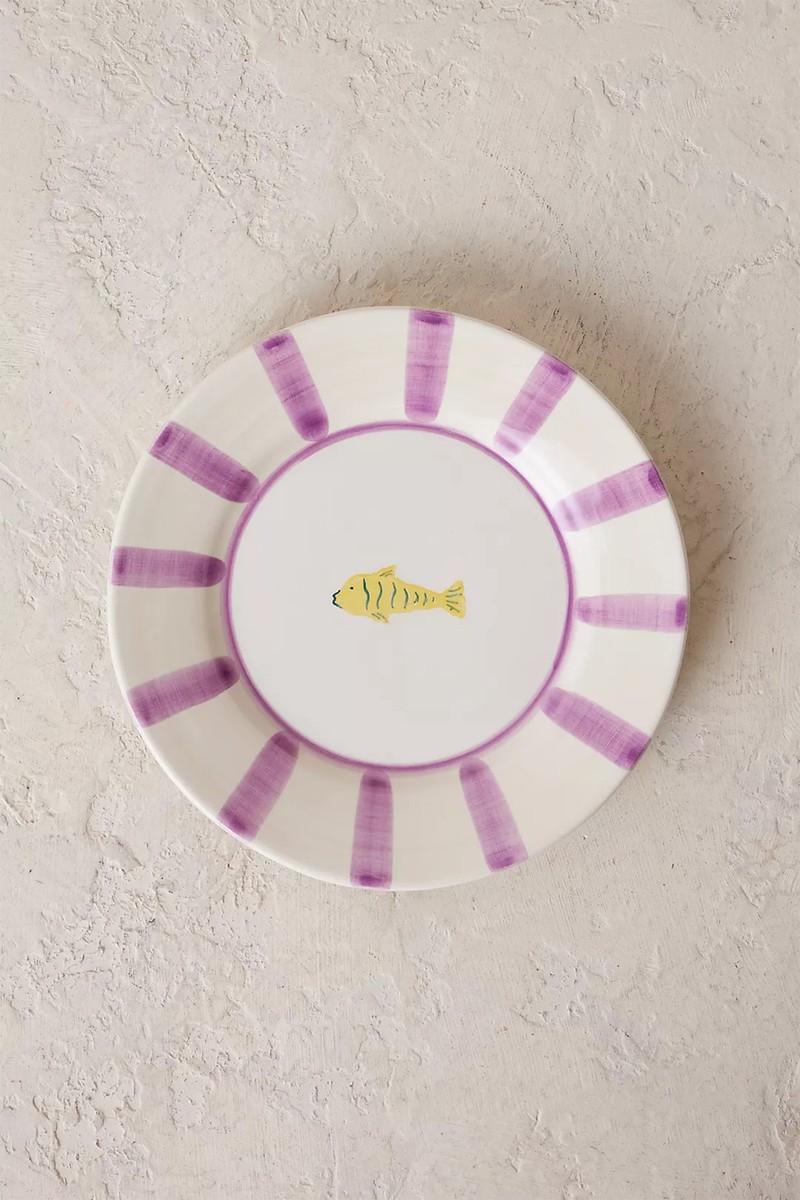 Hand-Painted Side Plate from Anna + Nina