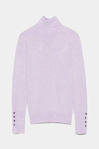 Basic High Neck Sweater from Zara