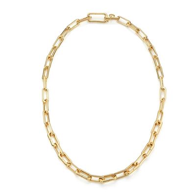 Alta Capture Gold Charm Necklace from Monica Vinader