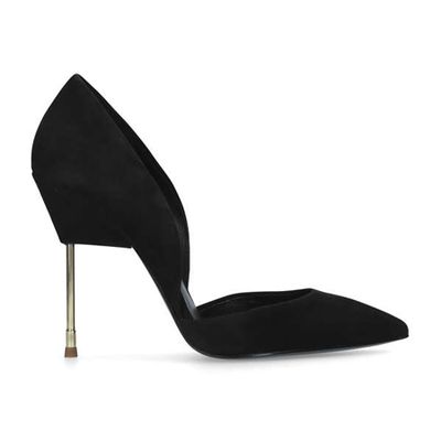 Bond Black High Heel Court Shoes from Kurt Geiger