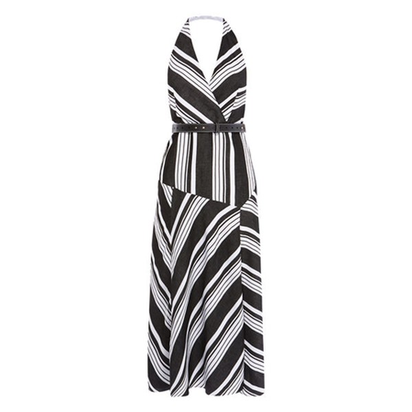 Striped Midi Dress