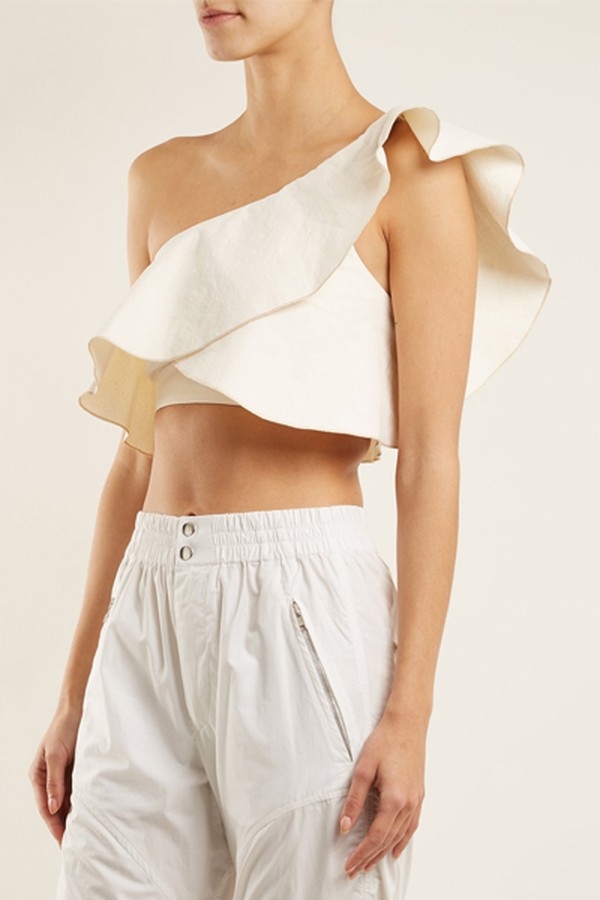 One-Shoulder Cropped Top from Isabel Marant