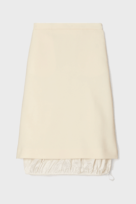 Double Faced Wool Skirt from Tory Burch