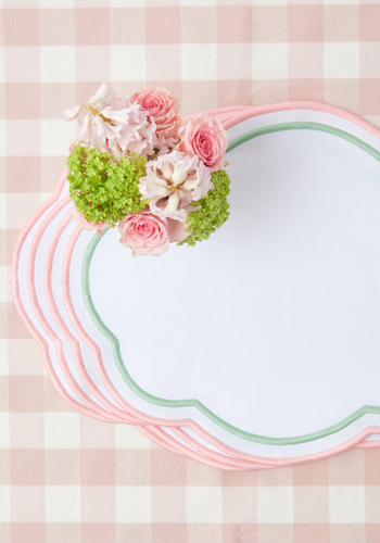 Petal & Pistachio Cloud Placemats (Set of 4) from Mrs. Alice