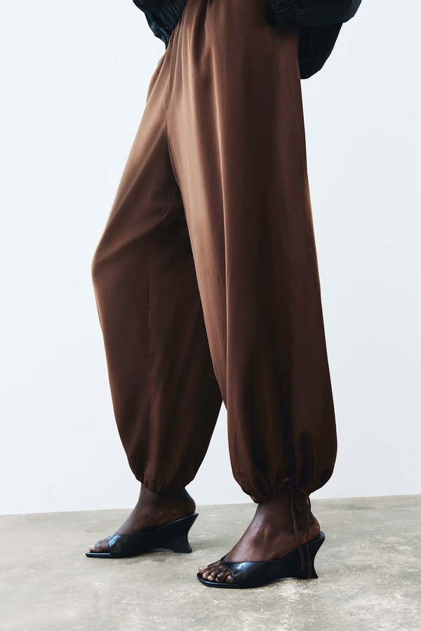 Drawstring-Detail Balloon Trousers from H&M