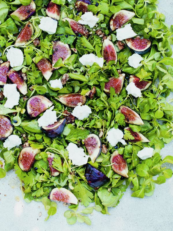 Fig, Goat's Cheese & Herb Salad 