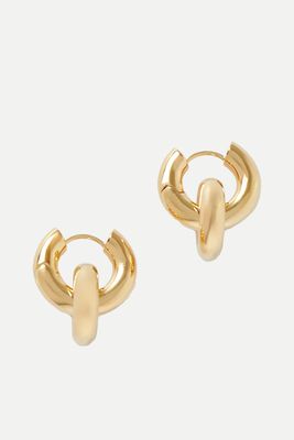The Esther Gold-Plated Hoop Earrings from LIÉ STUDIO