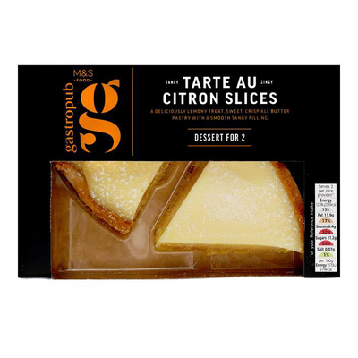 Gastropub Tarte Au Citron Slices