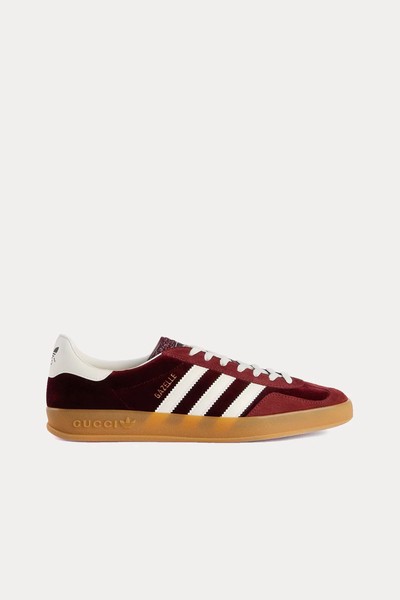 Gazelle Burgundy Velvet from Gucci X Adidas