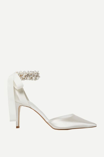 Clarette Embellished Ankle Strap Court Shoes from Dune