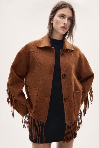 Fringed Jacket from Mango