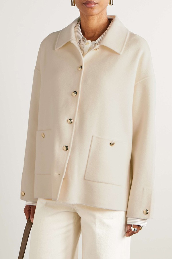 Luca Wool & Cashmere-Blend Jacket from  Anine Bing