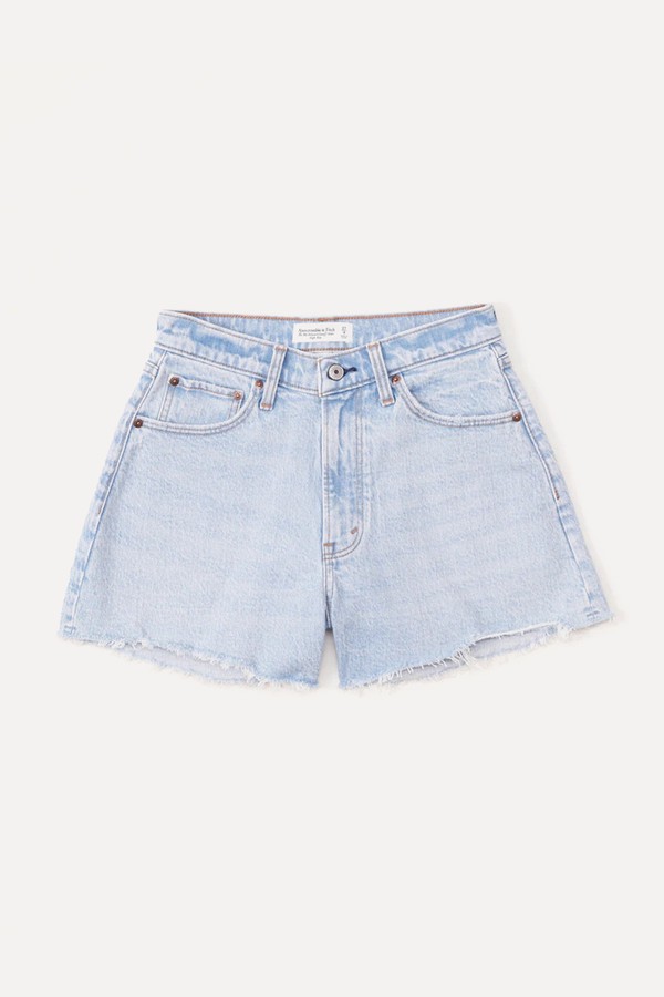 Curve Love Baggy Denim Shorts from Abercrombie & Fitch