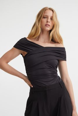 Draped Off-The-Shoulder Body from H&M