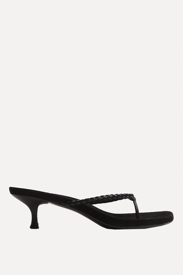Heeled Suede Sandals from H&M