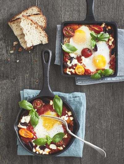 Greek Baked Eggs