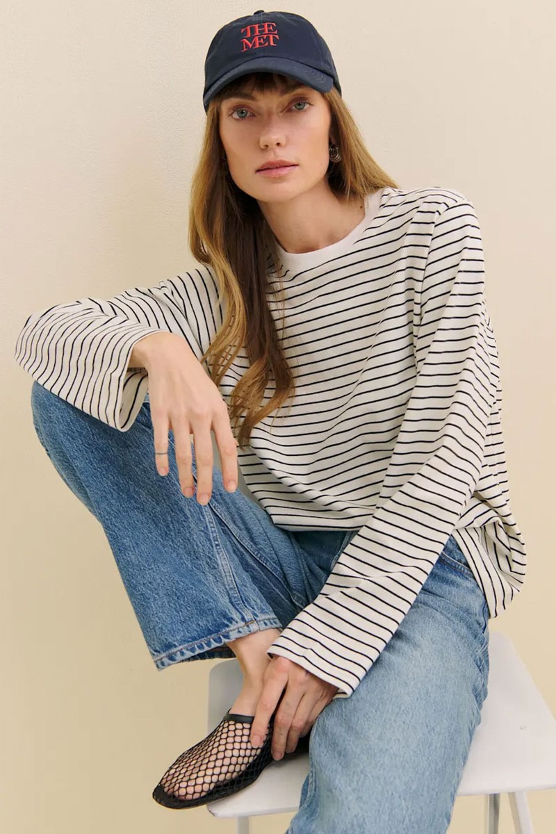 Asher Oversized Long Sleeve Tee from Reformation