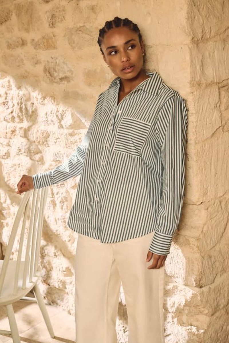 Stripe Button Down Collar Shirt from Nobody’s Child