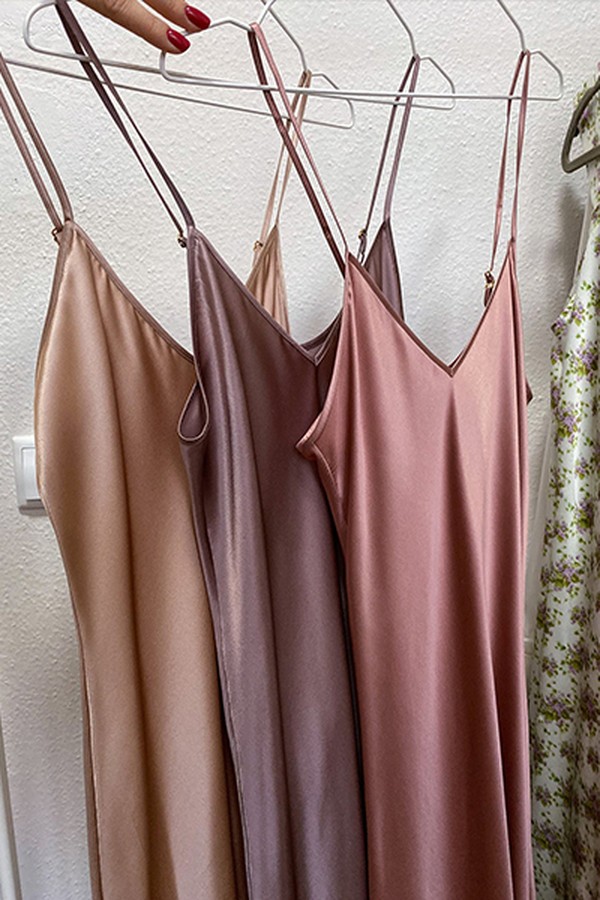 V-Neck Slip Dress