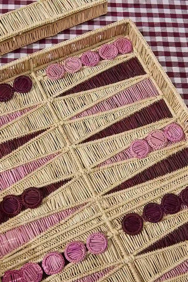 Woven Backgammon from Coro Cora