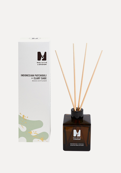 Patchouli + Clary Sage Reed Diffuser from Holistic London 