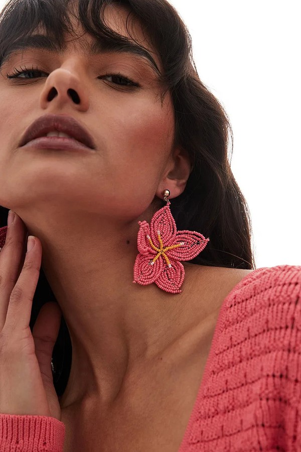 Flower Pearl Earrings from NA-KD