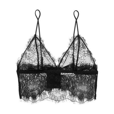 Stretch-Lace Soft-Cup Bra from Anine Bing