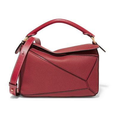 Puzzle Small Textured-Leather Shoulder Bag