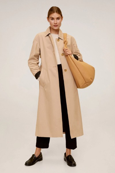 Classic Belted Trench from Mango