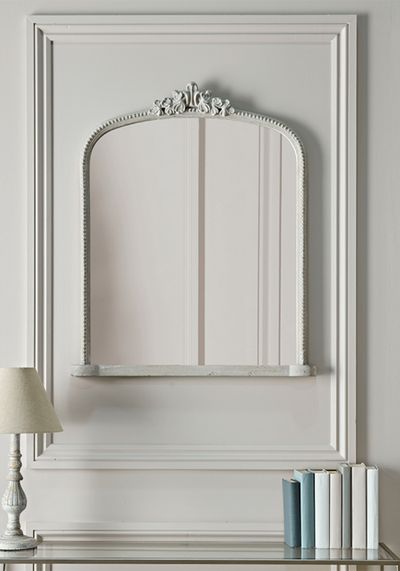 Glenside Modern Wooden Frame Wall Hanging Mirror