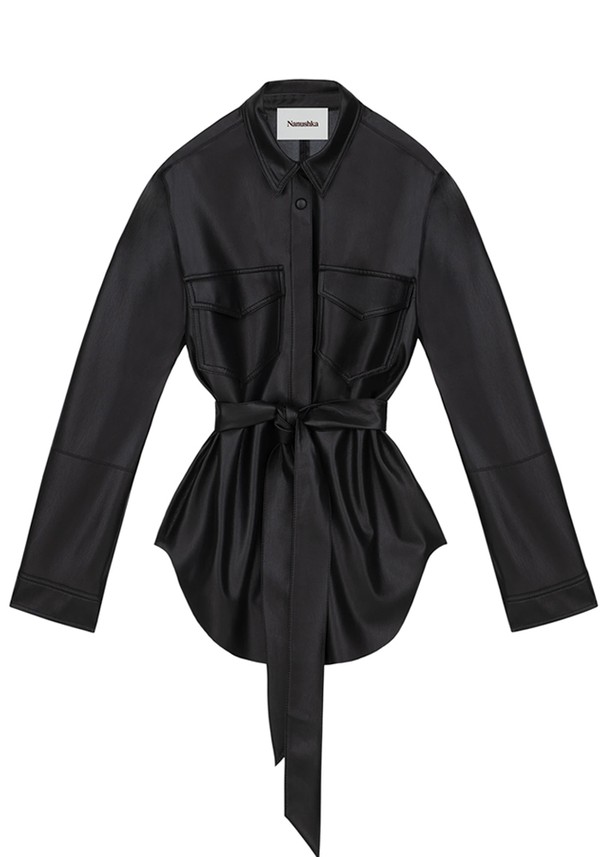 Vegan Leather Shirt from Nanushka